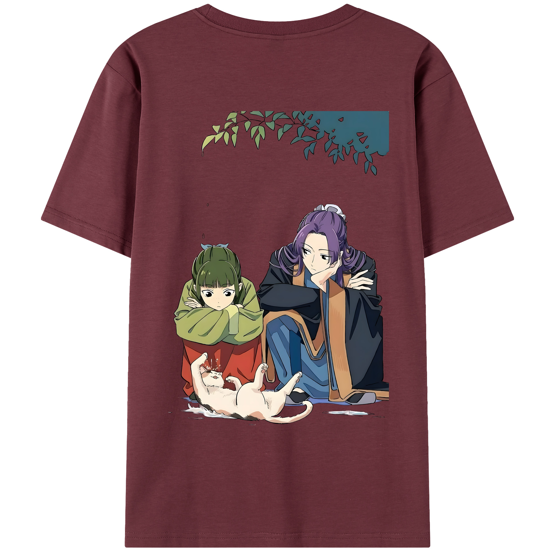 （画像用） 薬屋のひとりごと The Apothecary Diaries 綿100％半袖Tシャツ（背面プリント）